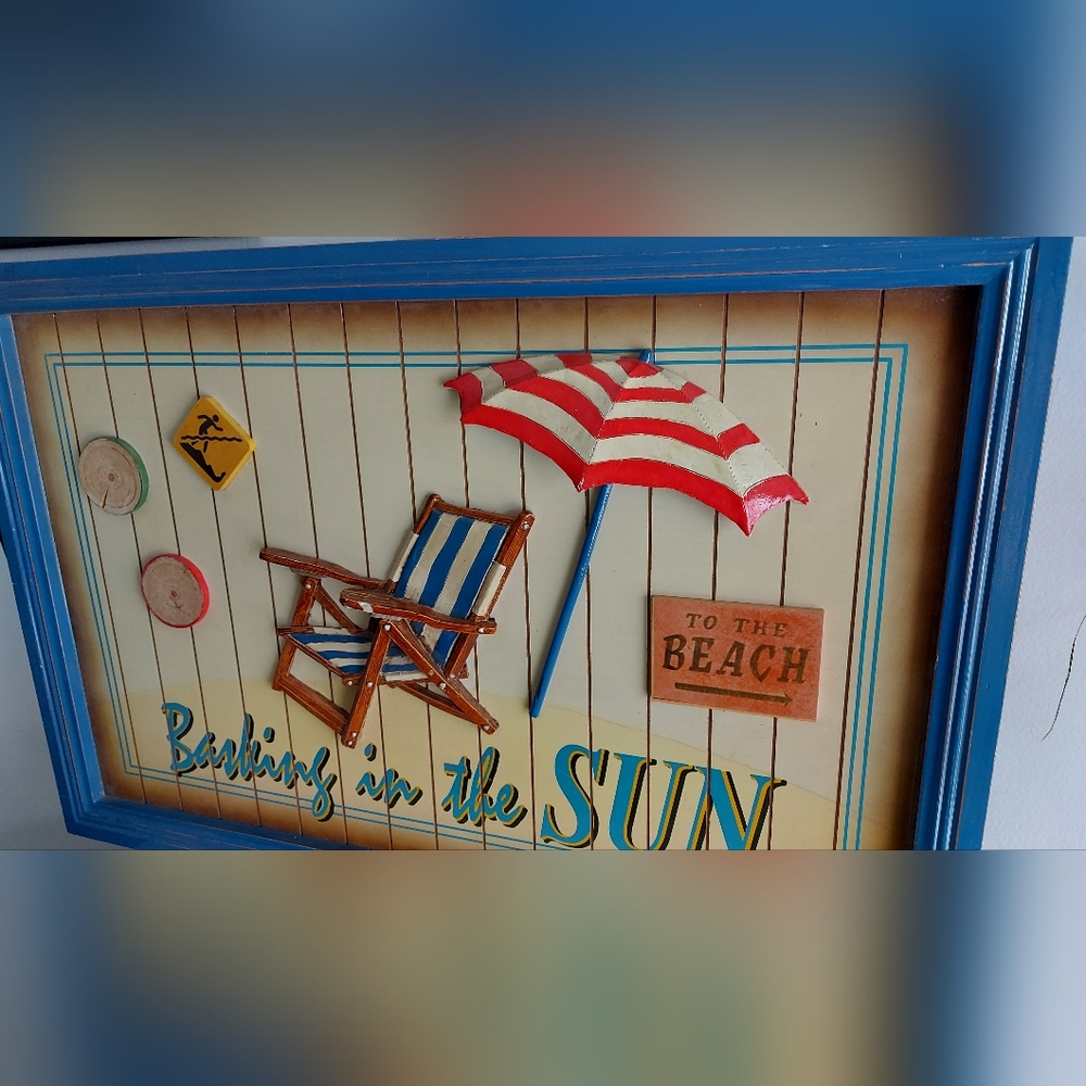 Collectible 3D frame Beach theme